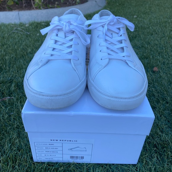 New Republic All White Dress Sneaker (Kurt) - Picture 3 of 10
